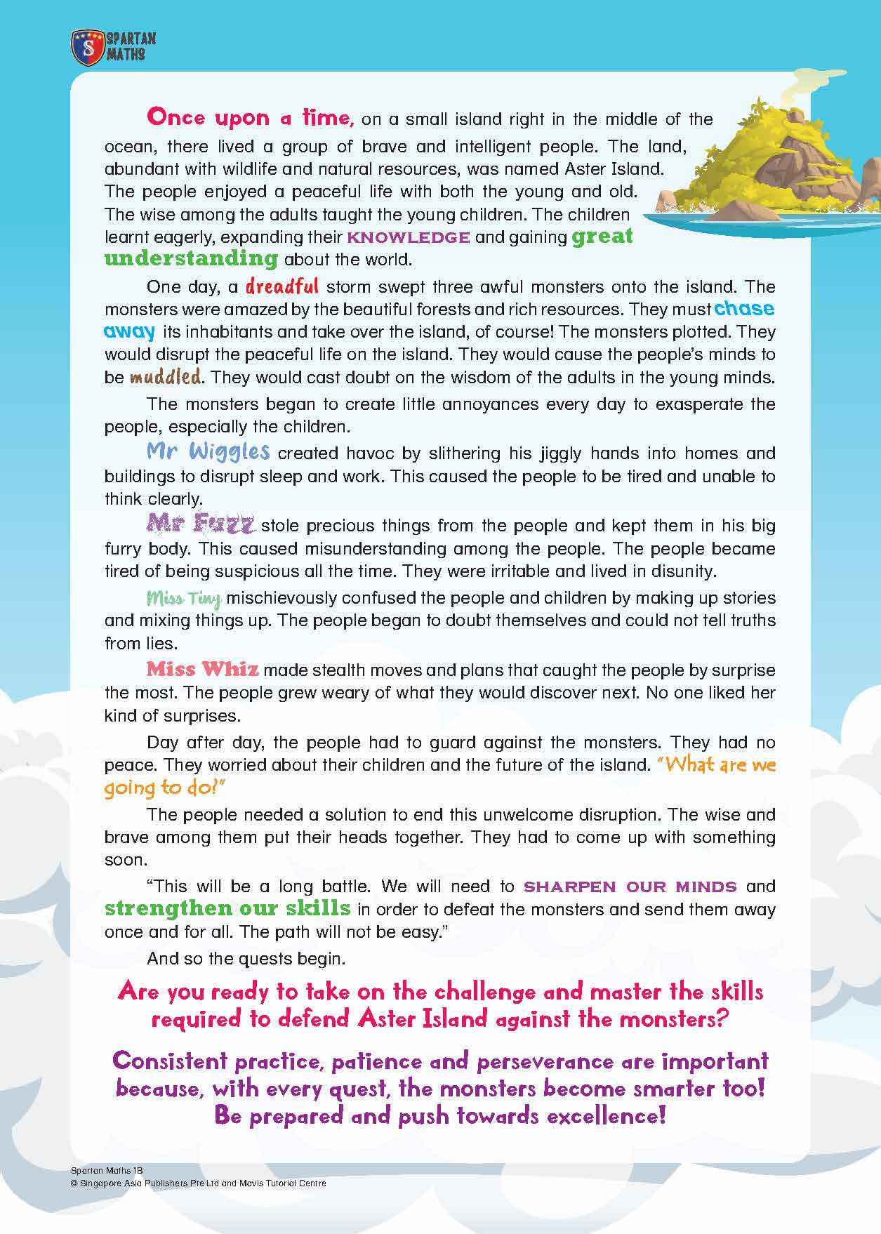 Primary 1B Spartan Maths (Levels 11 to 20)