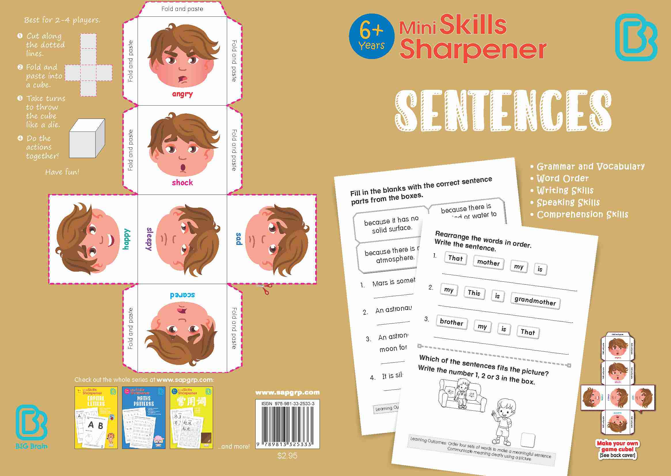 K2 - Mini Skills Sharpener SENTENCES (6+ Years)