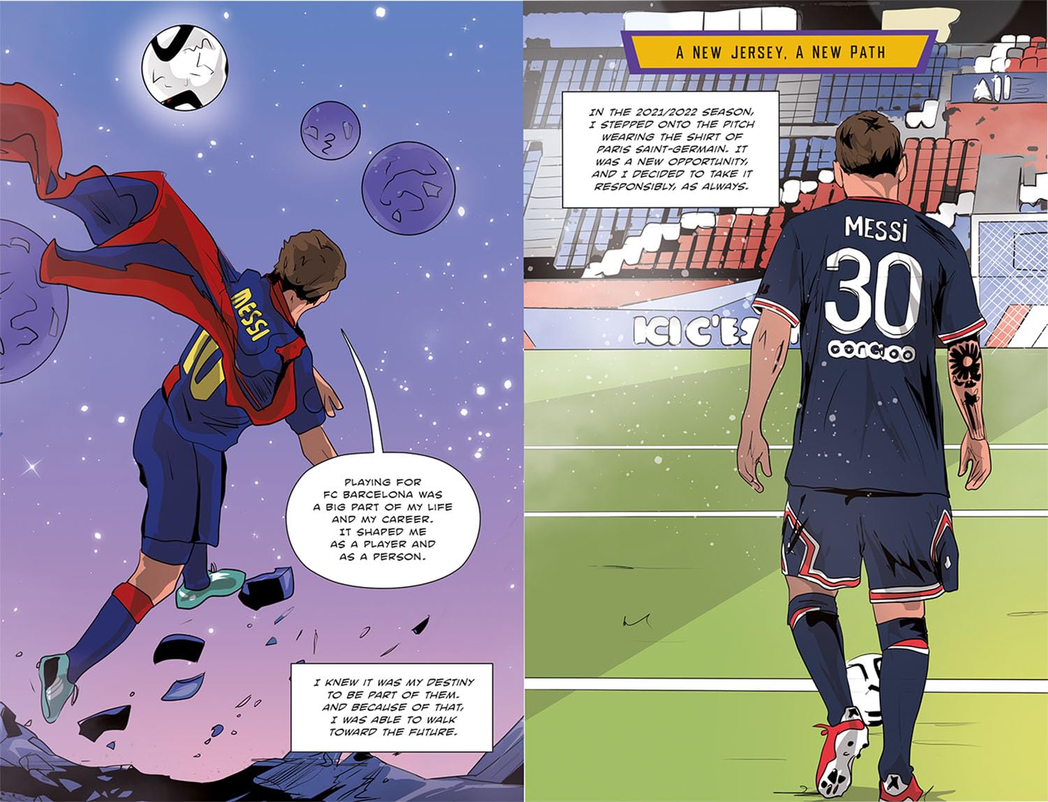 Lionel Messi: The Graphic Novel (Gemini Graphic Novels) Hardcover