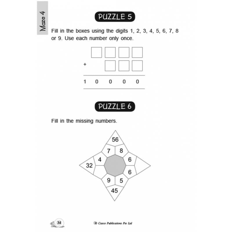 IQ Maths 150 Brain Teasers Primary 1-3