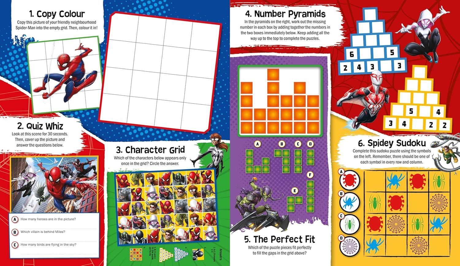 Marvel Spider-Man: Fridge Magnets Activity Book and Craft Kit (Activity Book and Craft Kit)
