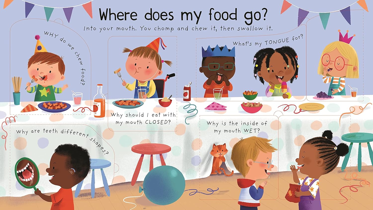 First Questions and Answers: Where does my food go? (Board Book)