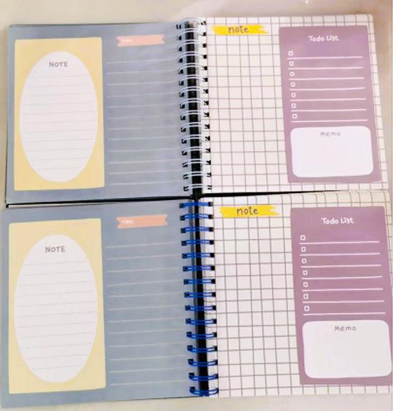 A5 Hard Spiral Planner Notebook Sleep