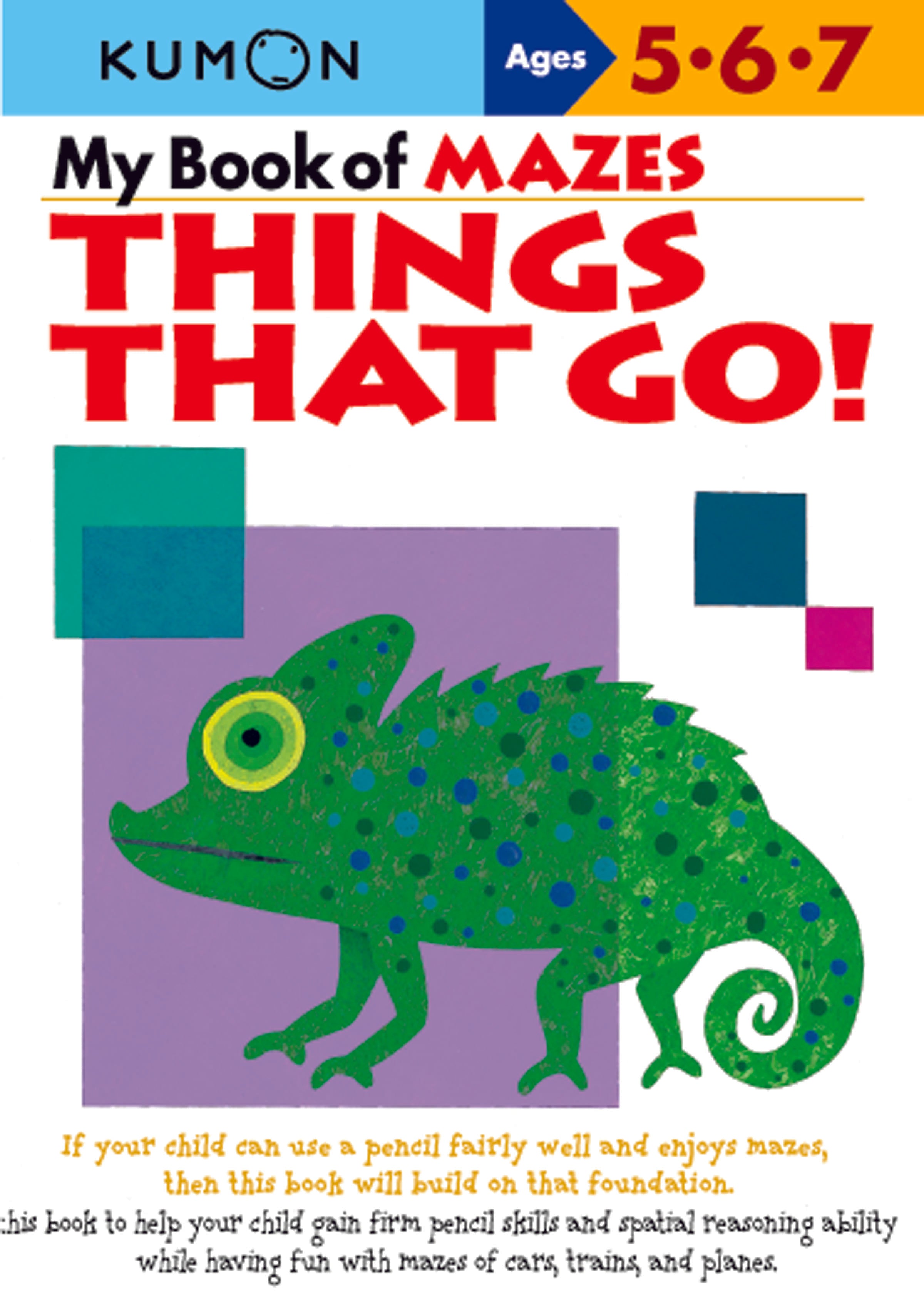 Kumon: My Book of Mazes Things That Go!