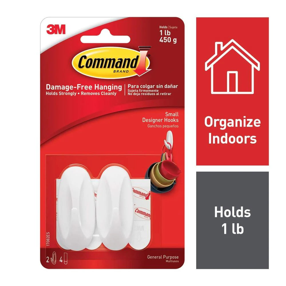 Command™ 17082ANZ Small Designer Hooks