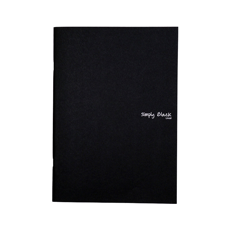 FALCON A4 SIMPLY BLACK BOOK-LINE