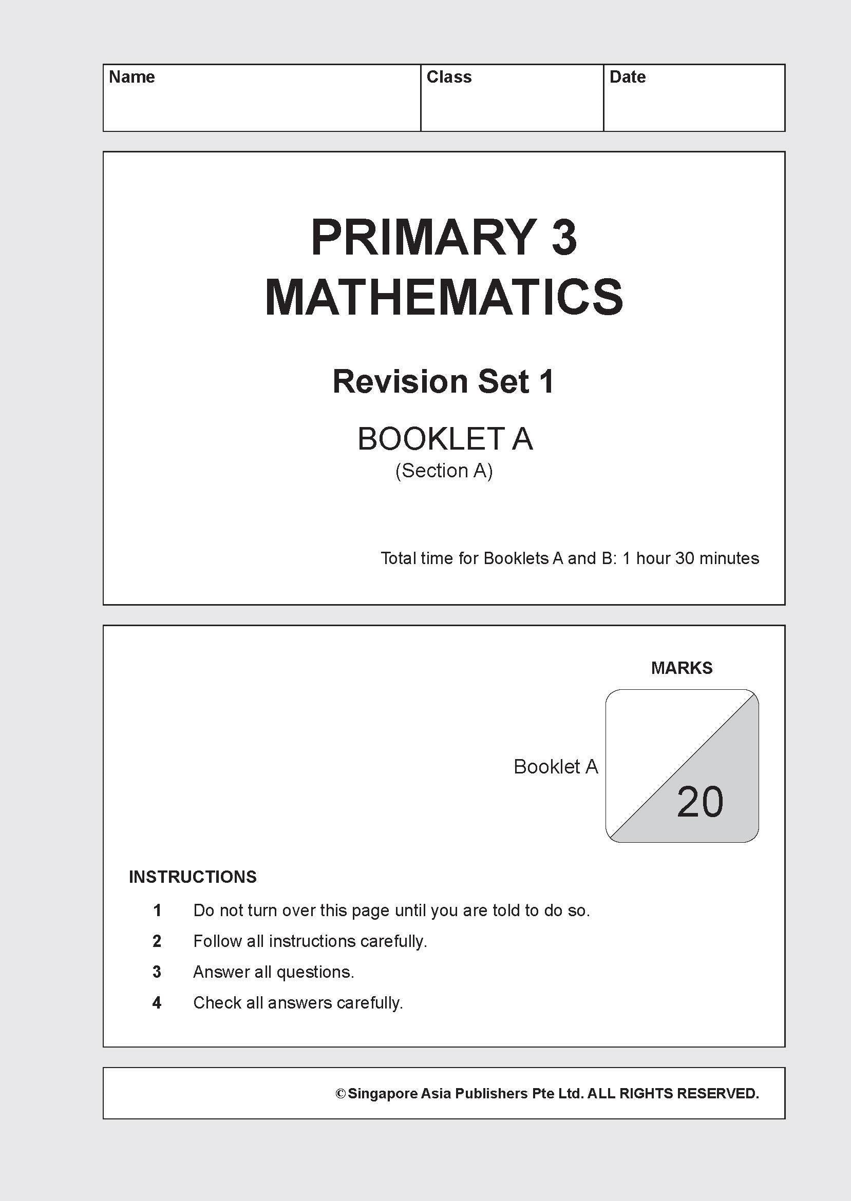 Learning+ Mathematics Revision Success Primary 3