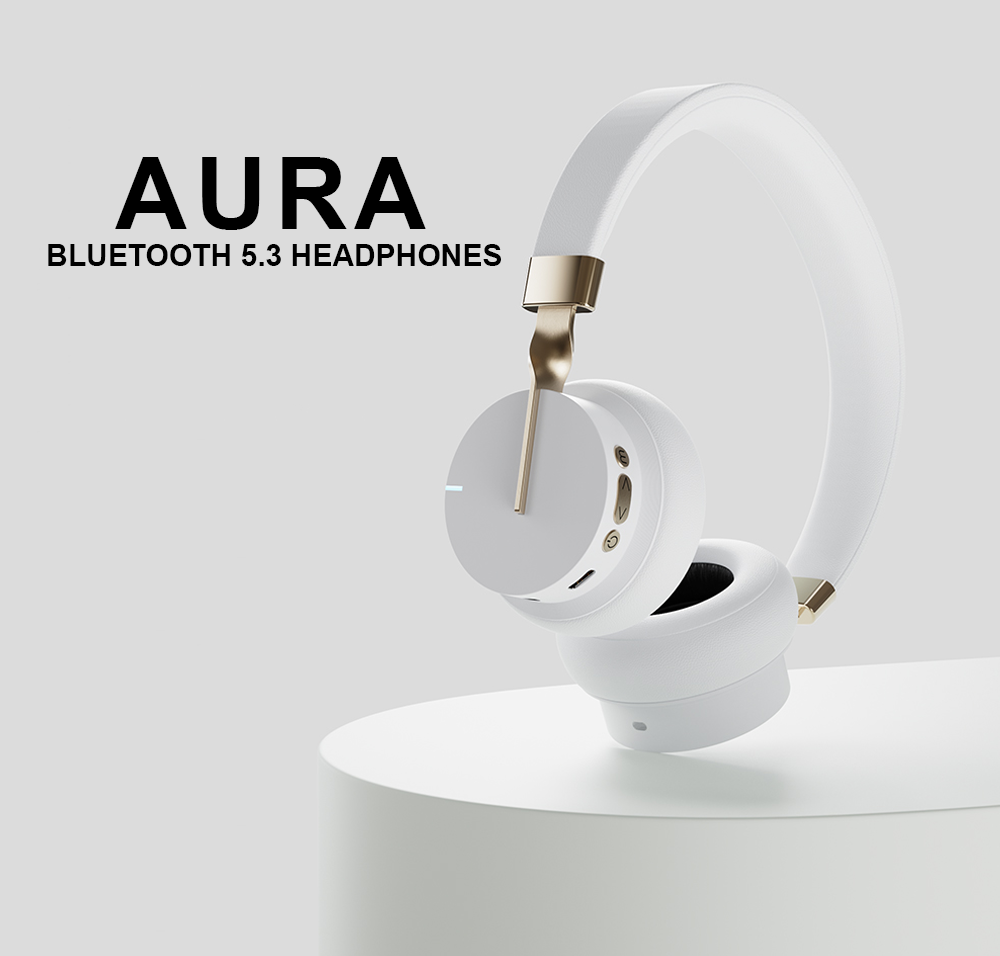 Alpha & Delta Aura Headphones White