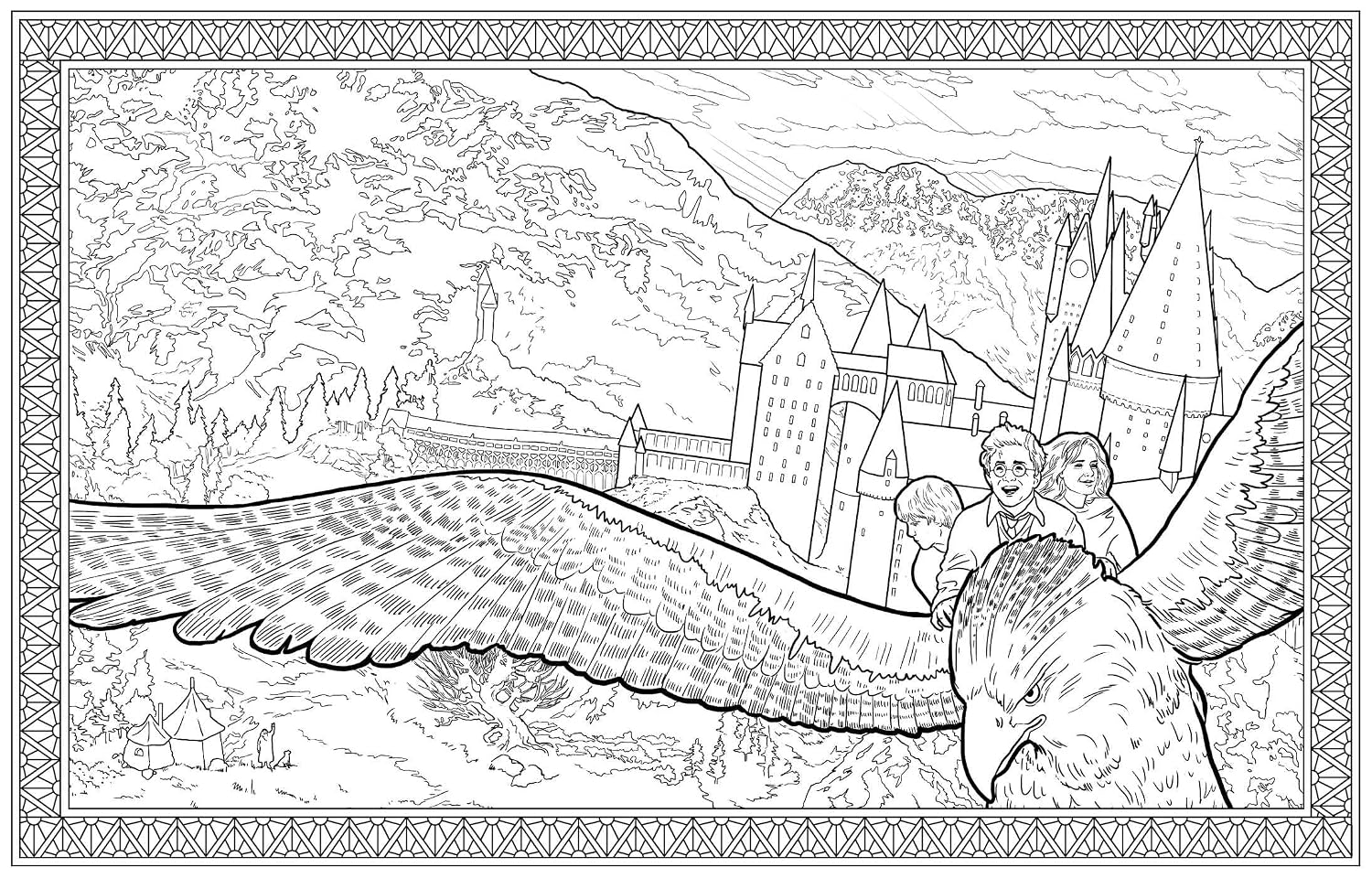Harry Potter: Magical Creatures Coloring (Paperback)