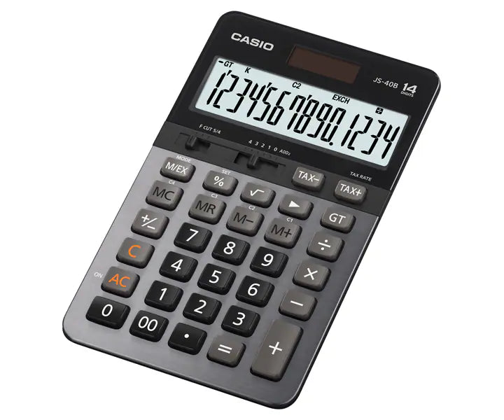 Casio JS-40B 14-Digits Heavy Duty Calculator Black