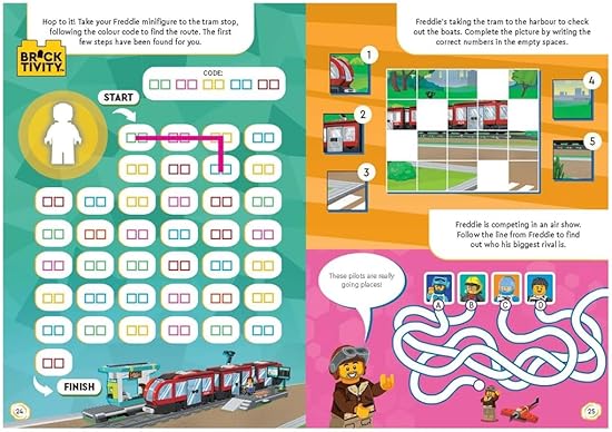 LEGO® City: Time For Take-Off! Activity Book (With Freddie Flyer Minifigure And Toy Plane Mini-Build) – Paperback