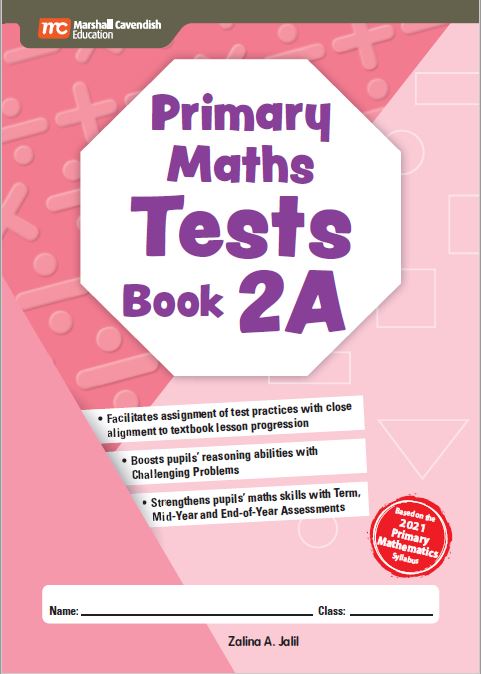 Primary 2A Maths Tests Book