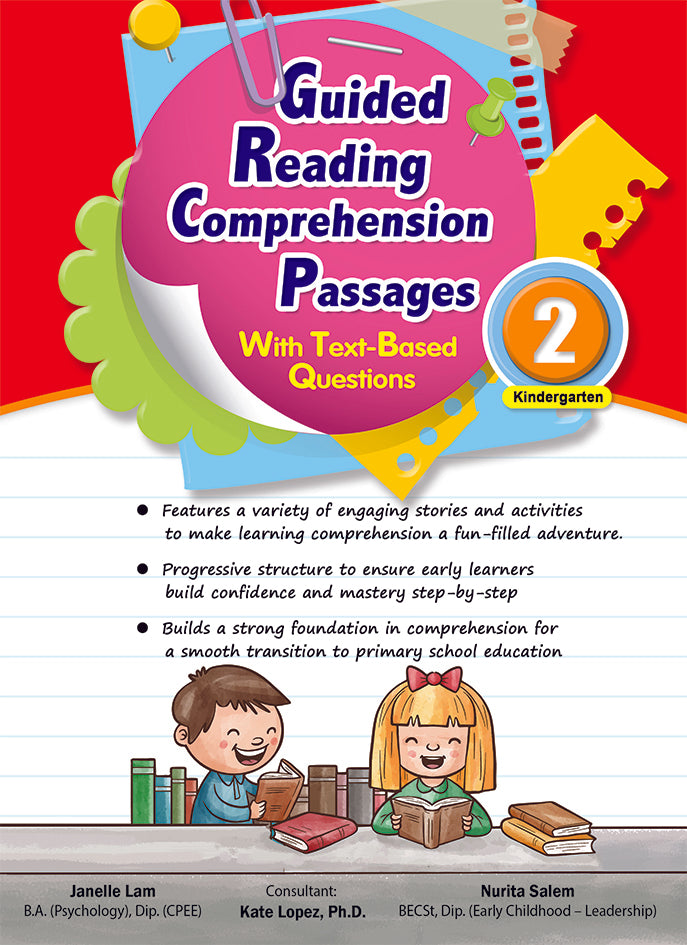 Guided Reading Comprehension Passages With Text-Based Questions Kindergarten 2