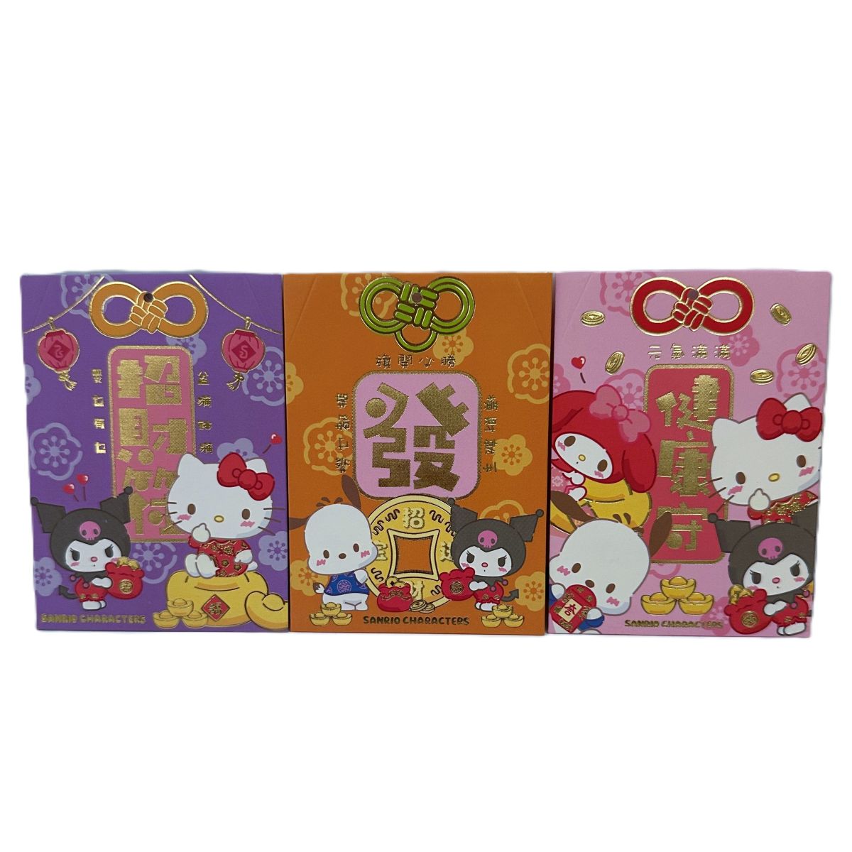  SANRIO CNY RED PKT 18PC 160G H2218