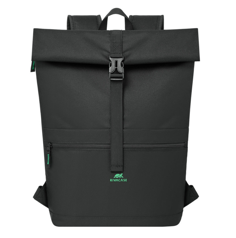 Rivacase 5567 Gremio-ECO Rolltop 15L Backpack - Black 