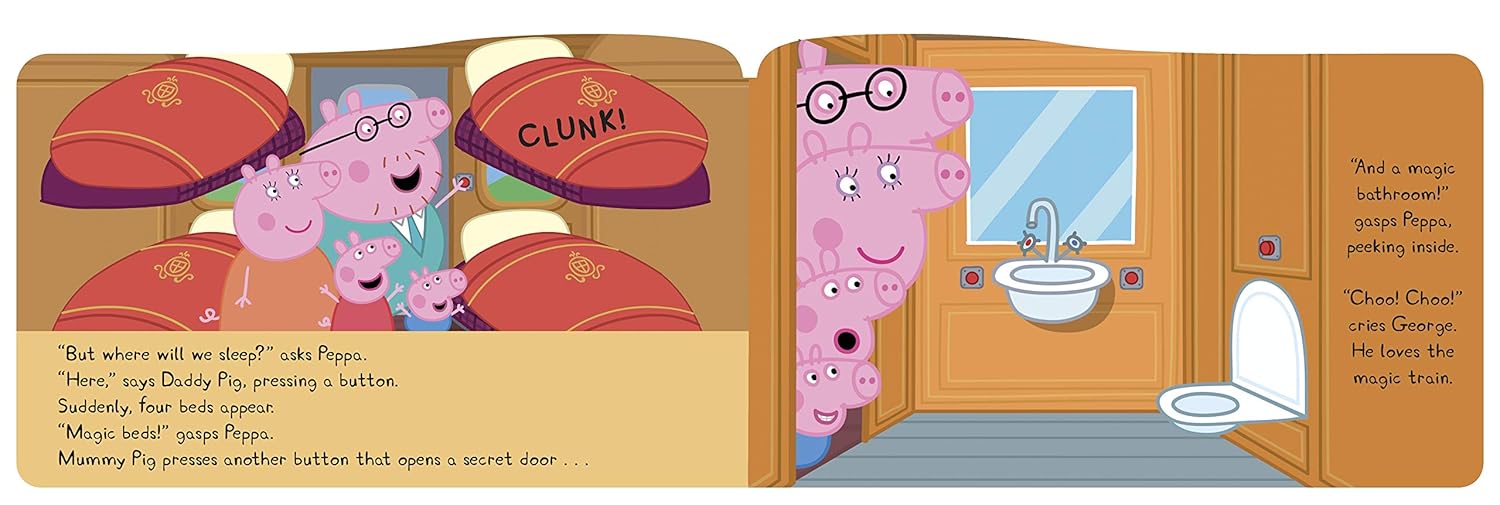 Peppa Pig: George's Train Ride (Board Book)