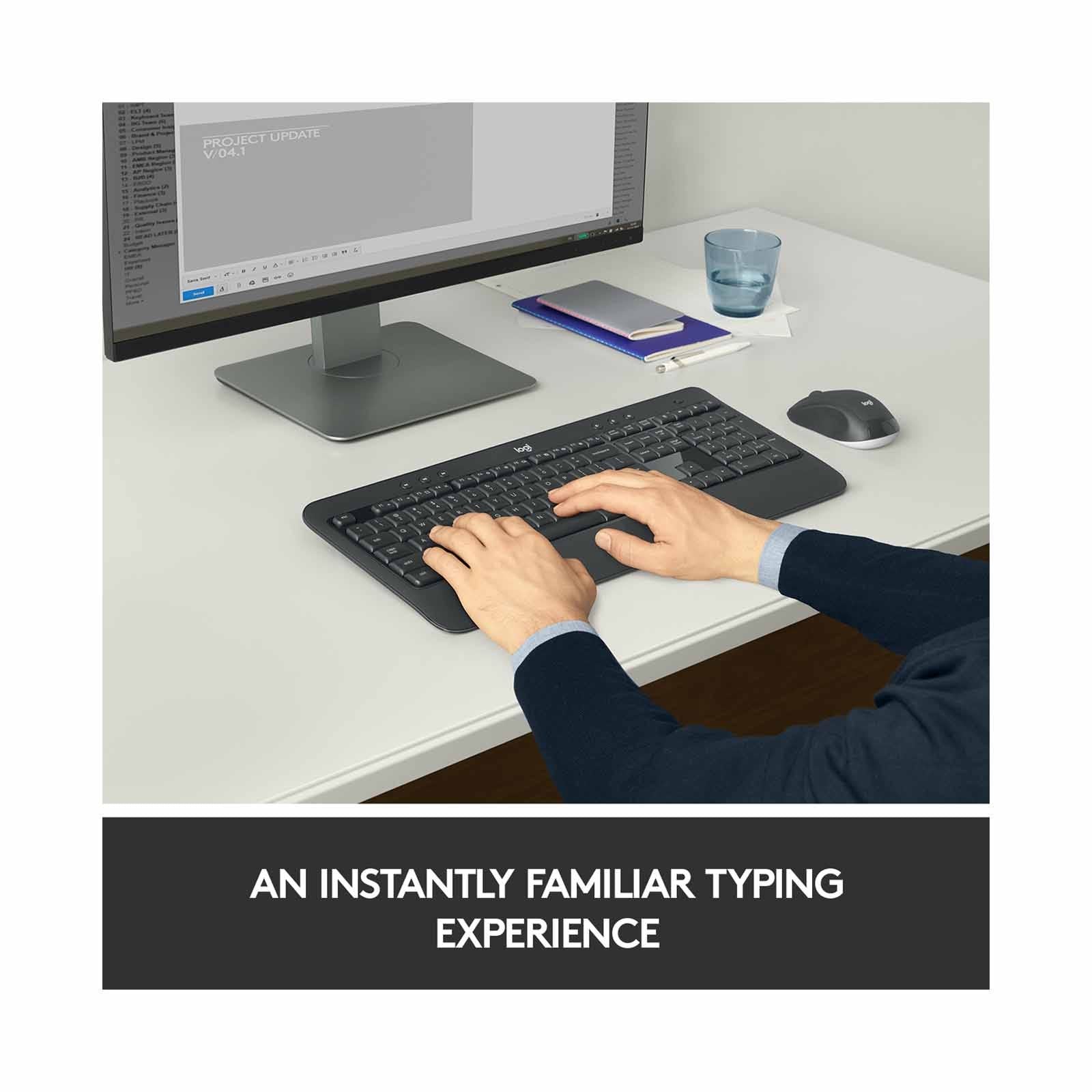 Logitech MK540 Advanced Wireless Keyboard Mouse