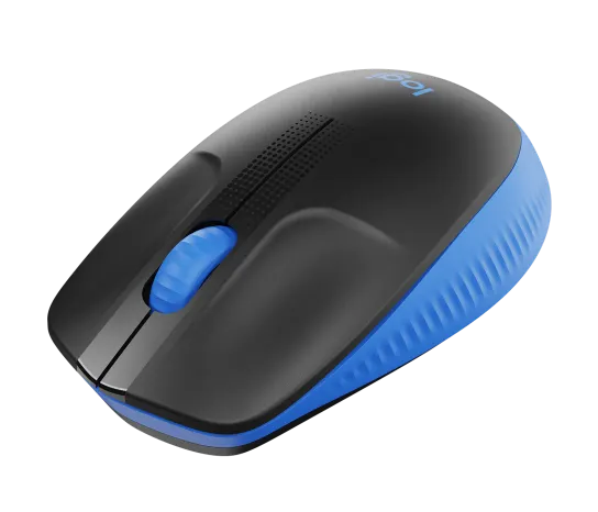 Logitech M190 Full-Size Wireless Mouse Blue