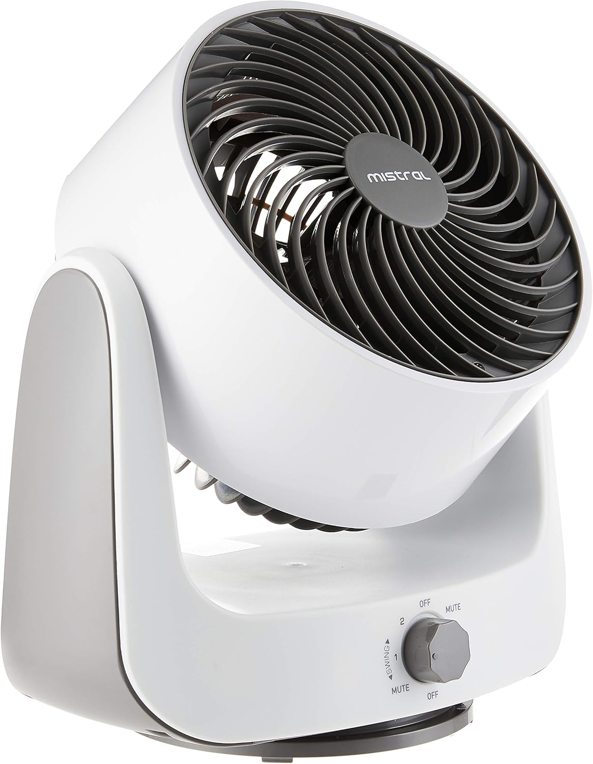 Mistral MHV90 High Velocity Power Fan, 8 inches, White