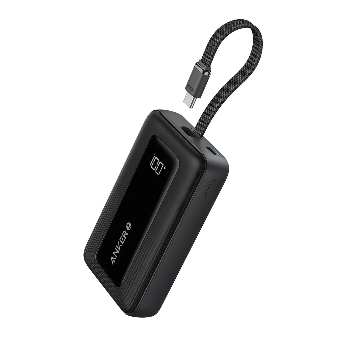 Anker A1688H11-BK 10000mAh PD30W Built-In USB-C Cable Powerbank - Black