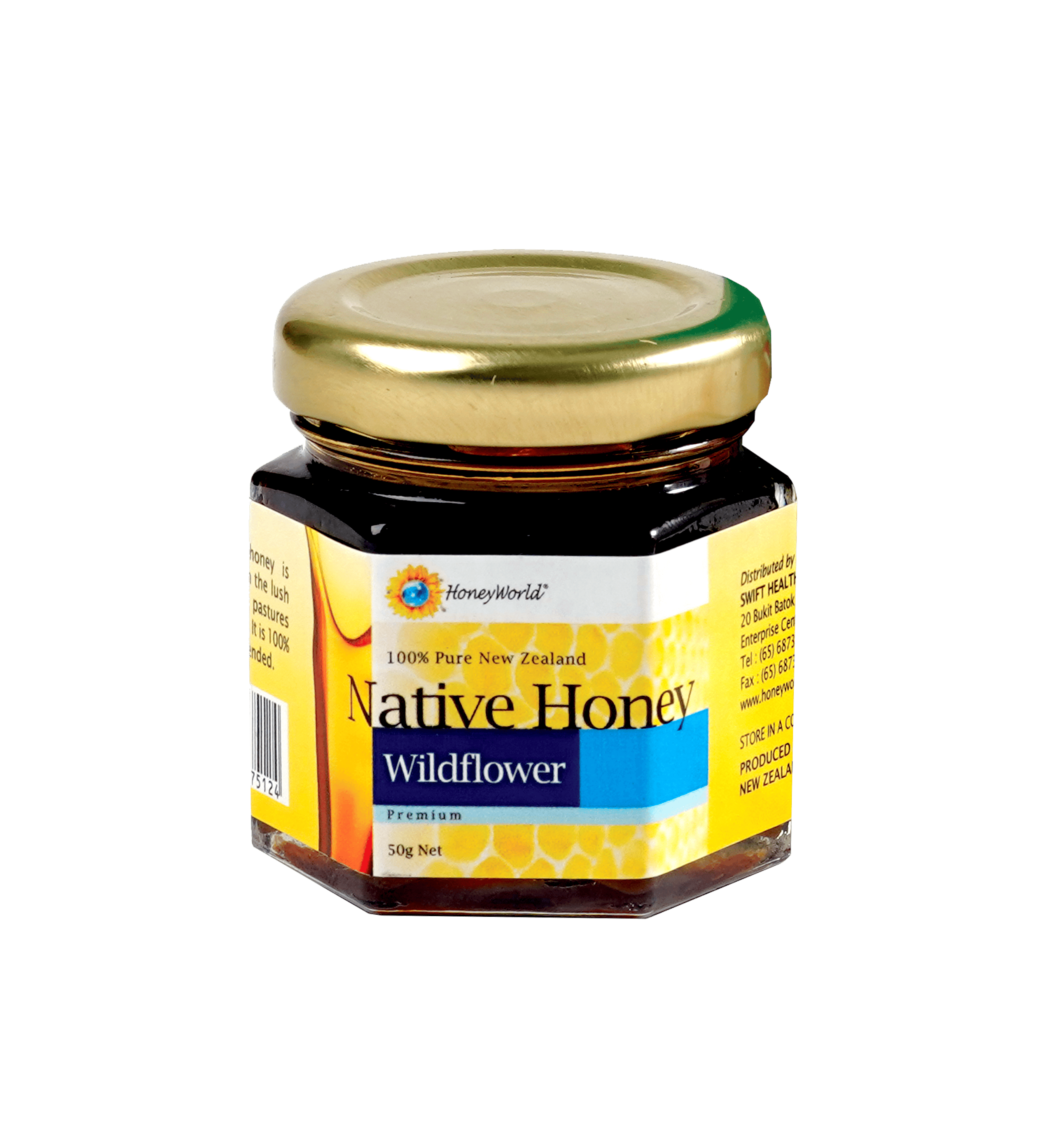 C Honeyworld Nz Wildflower Honey 50g