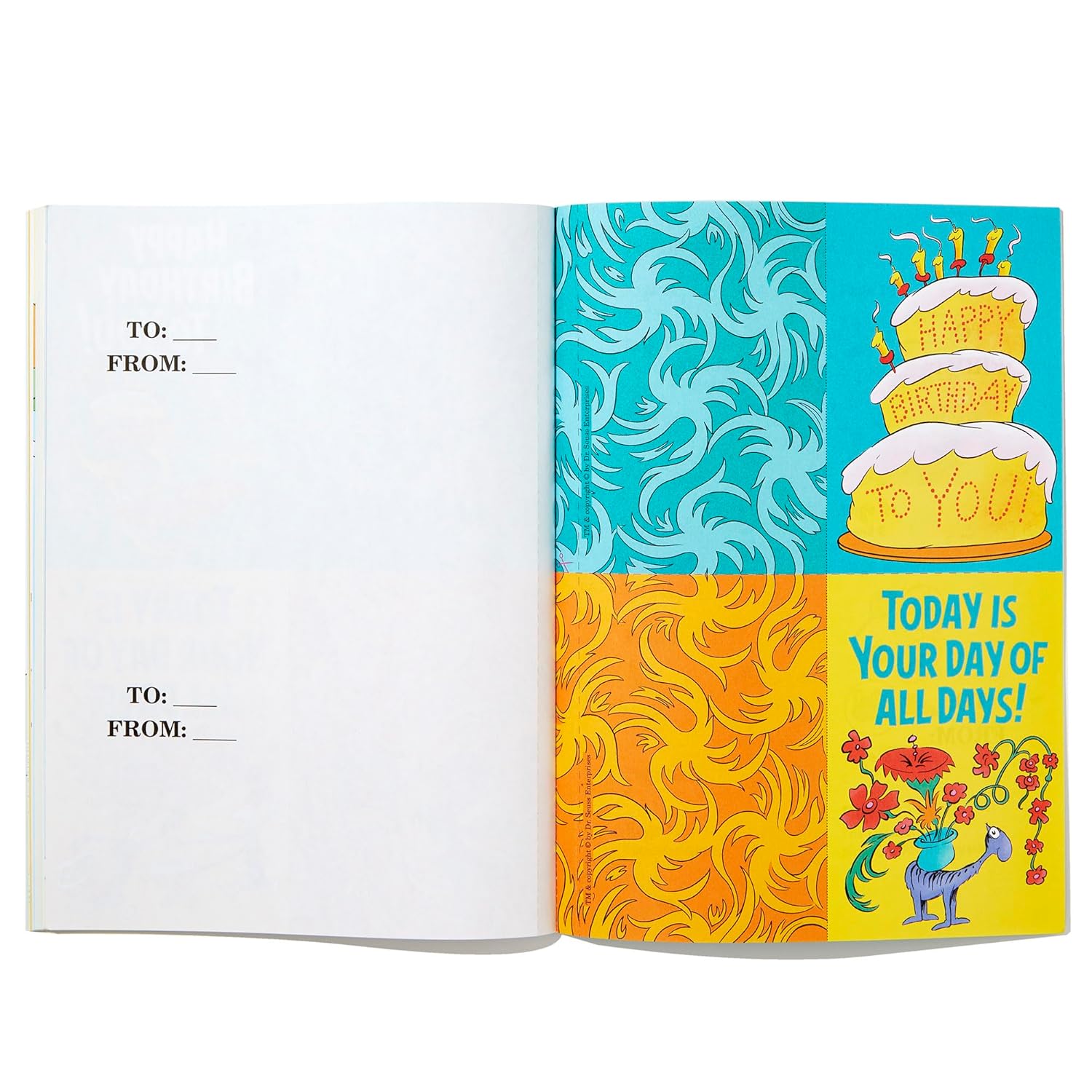 Happy Birthday To You Sticker Activity Book (Dr. Seuss)