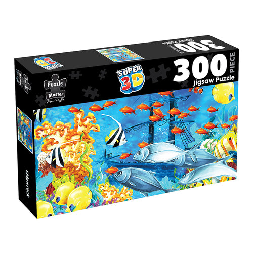 PUZZLE MASTER 300 PIECE JIGSAW PUZZLE SUPER 3D SHIPWRECK