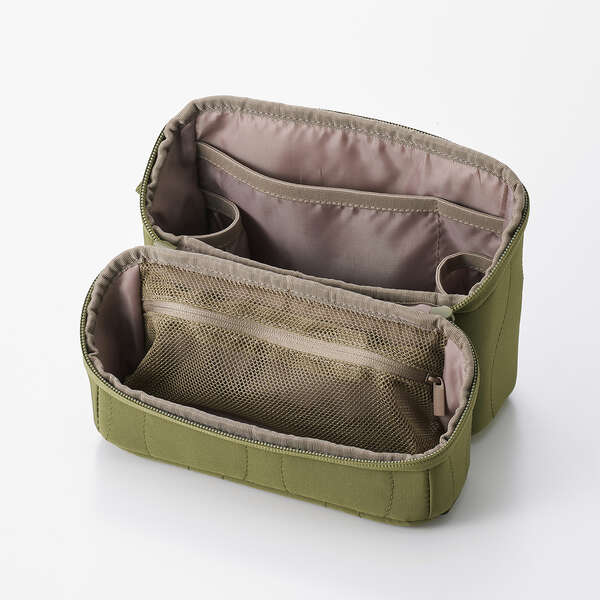 Elecom BMA-QTGPSGN Quilted Gadget Pouch, Stand Type