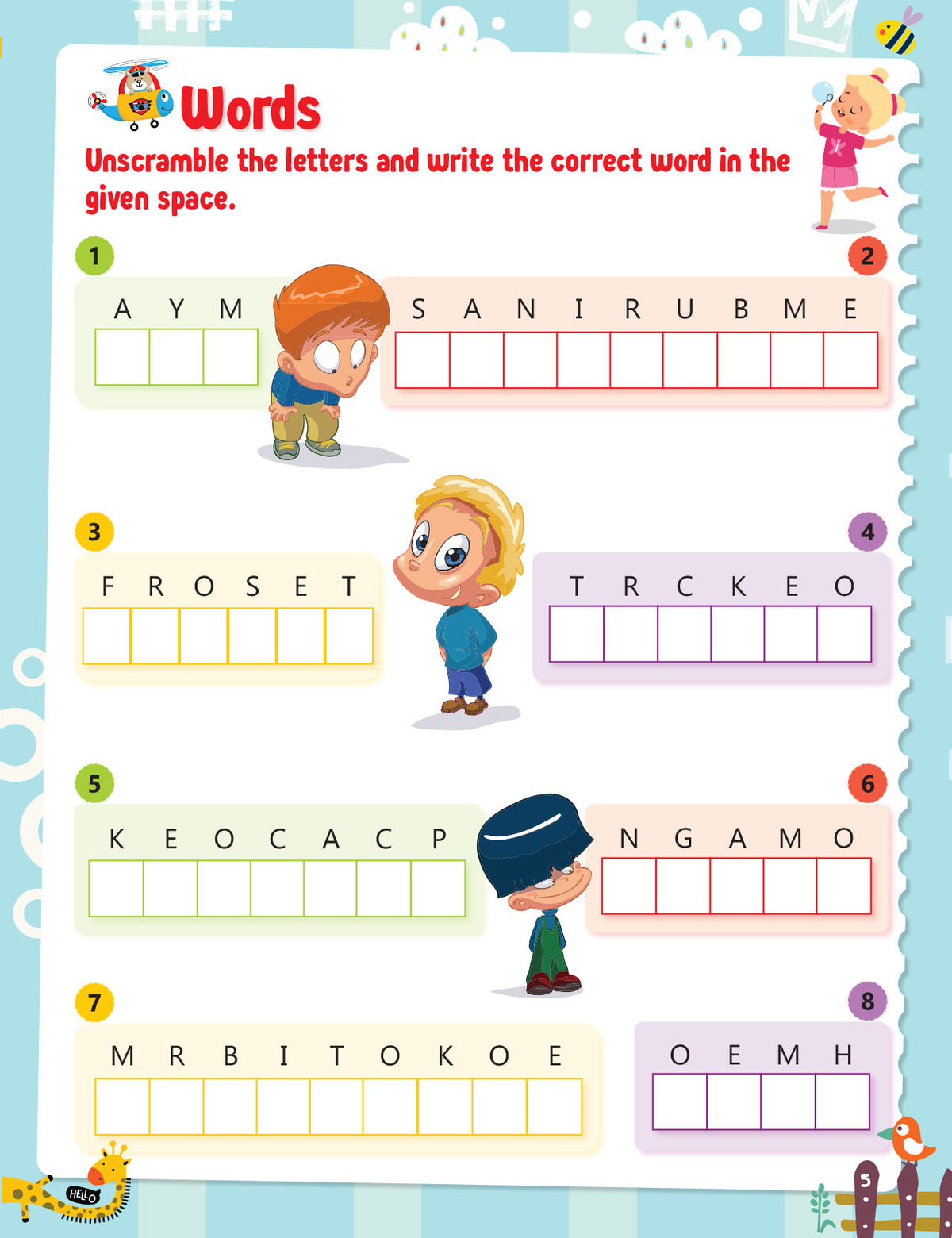 Vocabulary Adventures! Fun & Engaging Words to Learn & Play - Blue 6+