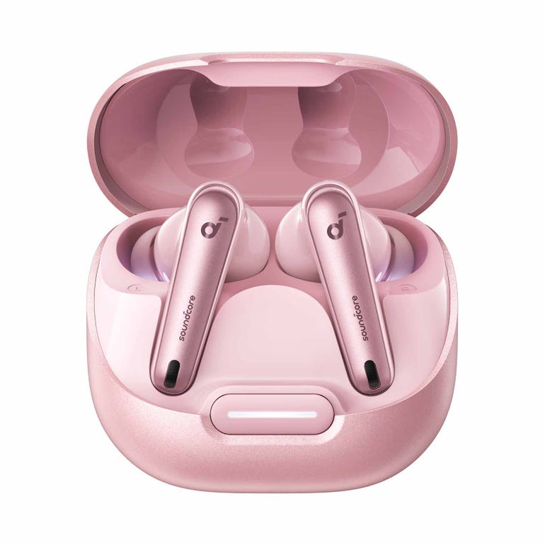 Soundcore Liberty 4 NC Earbuds Pastel Pink