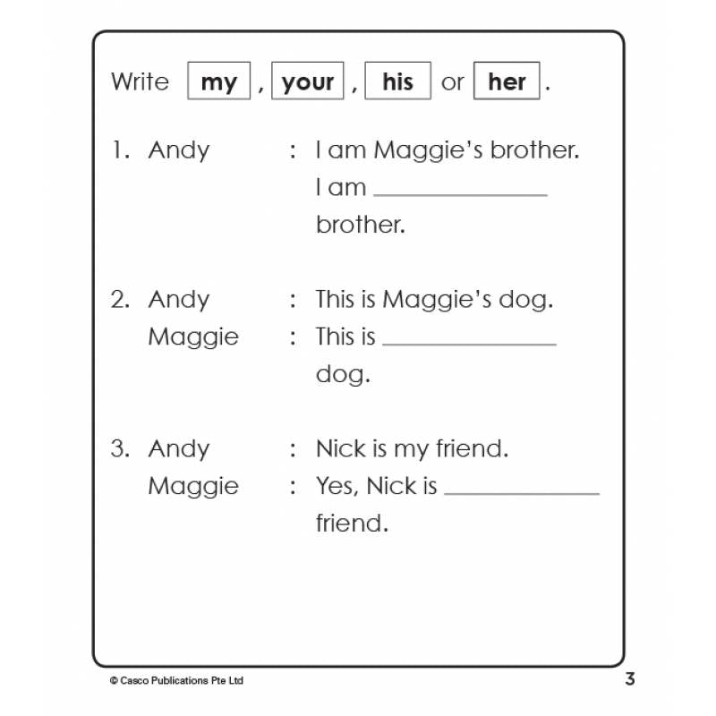 Preparatory Grammar For Ages 5 -7 Book 3