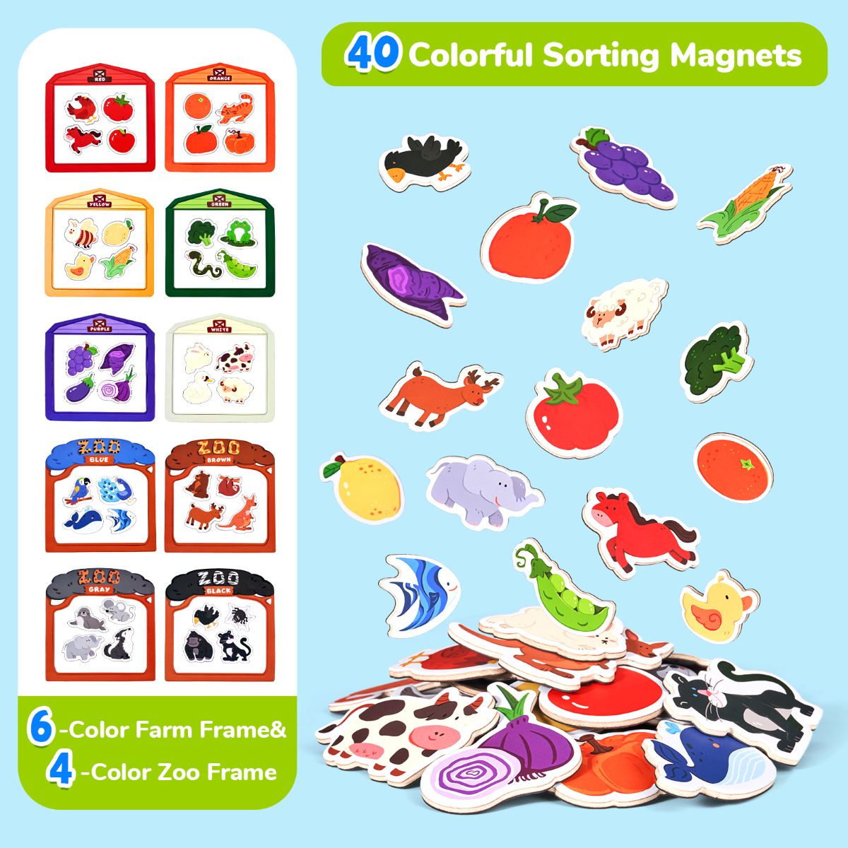 JOYCAT MAGNETIC COLOR SORTING SET