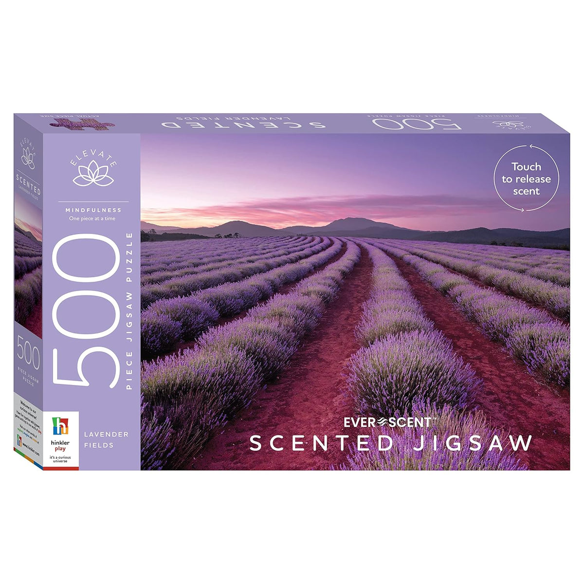 Hinkler Elevate Scented 500 Piece Jigsaw: Lavender Fields