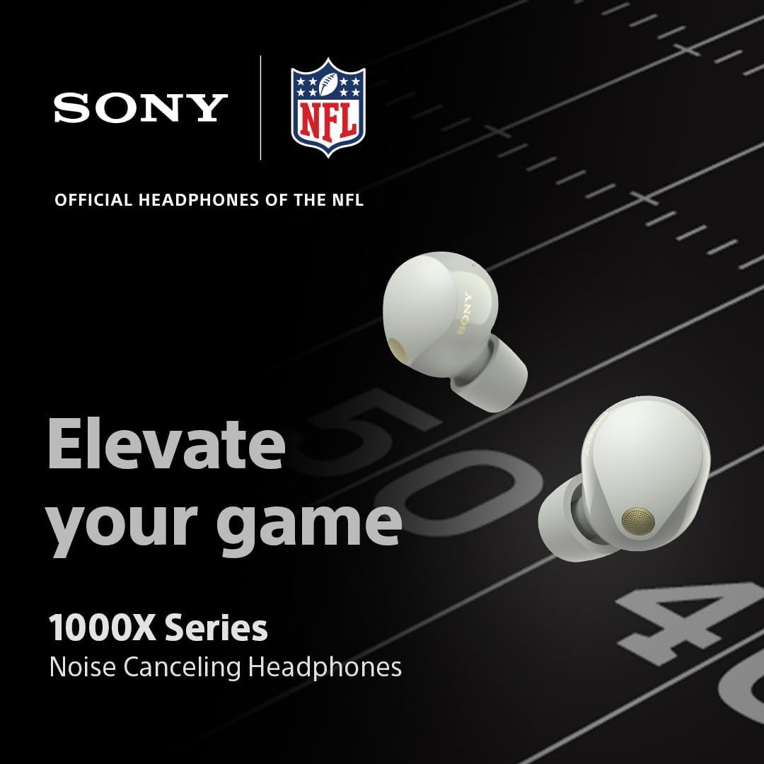 Sony WF-1000XM5 Wireless Noise Cancelling Headphones (Silver)
