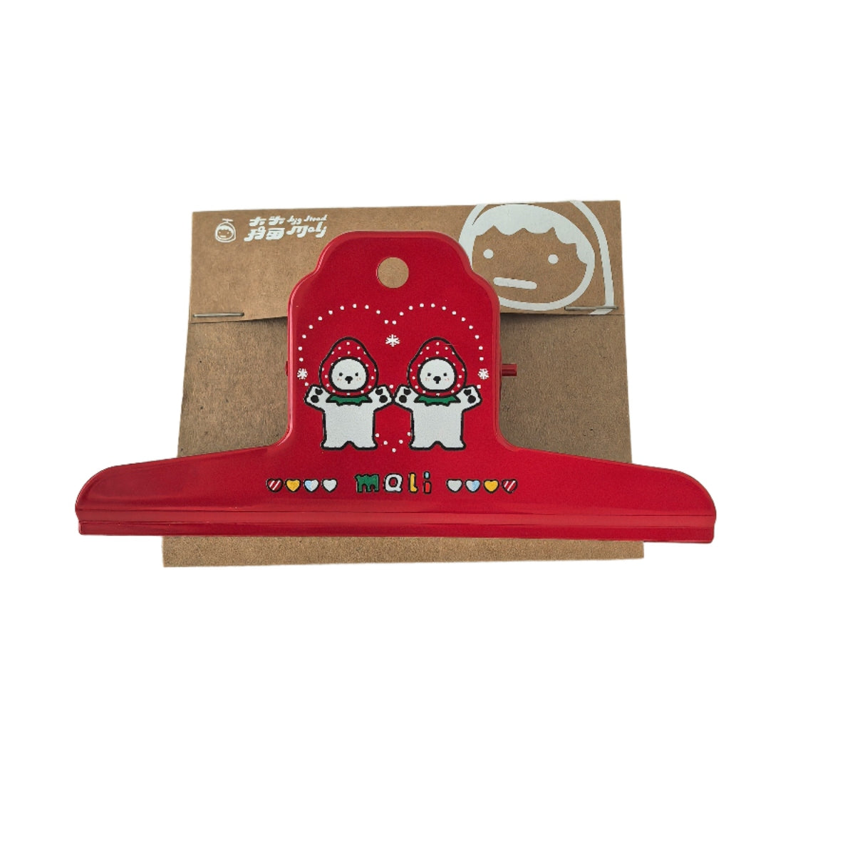 Max Metal Paper Clip - Red