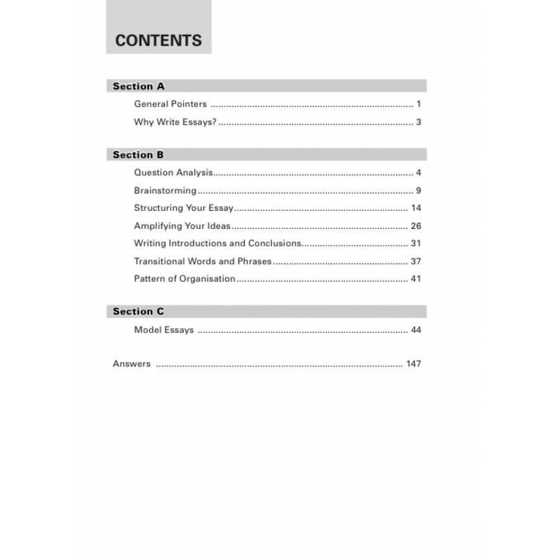 O level Essential Essays