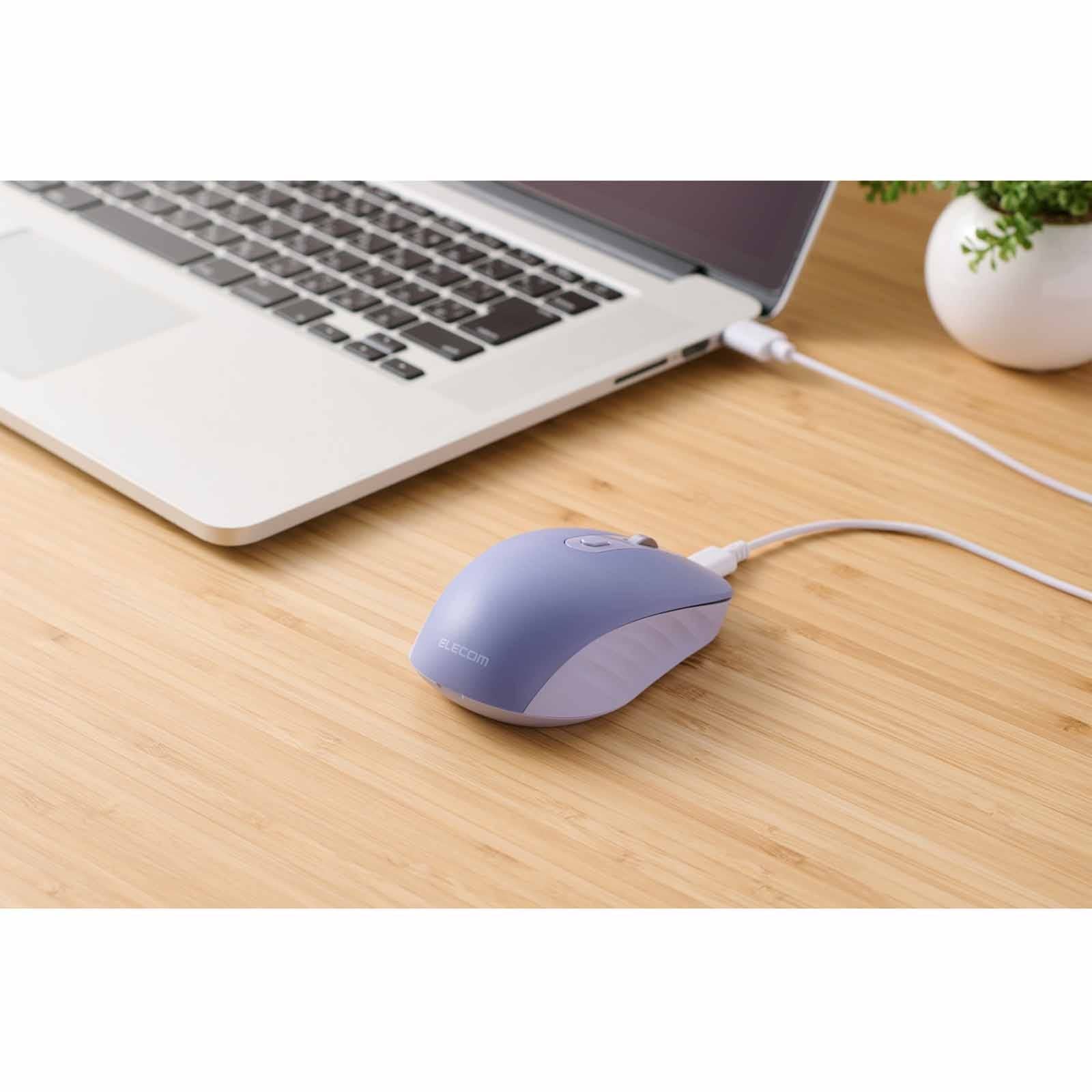 Elecom M-MY35MBSBU-G 6-Button Silent Mouse – Dual-Mode BT/Wireless, Rechargeable - Blue