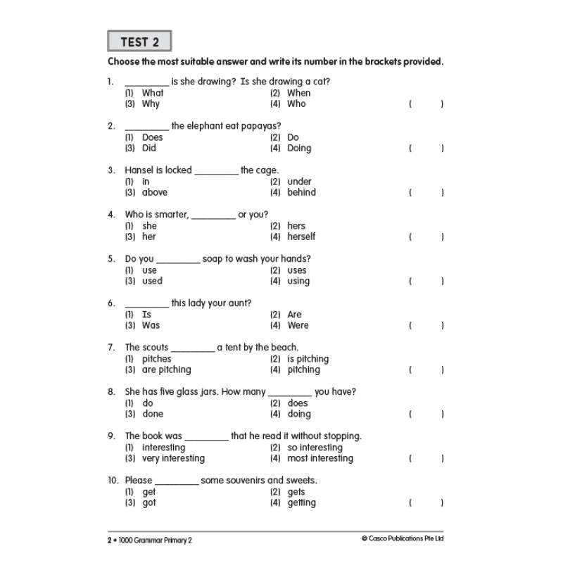 Primary 2 1000 Grammar - Revised Edition