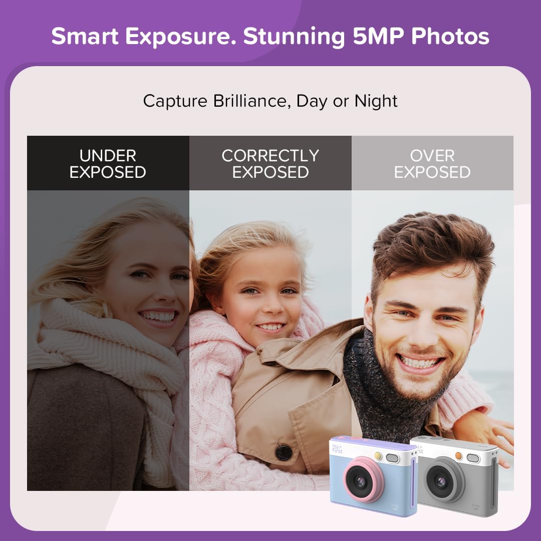 myFirst Insta Lux Instant Camera - Gray