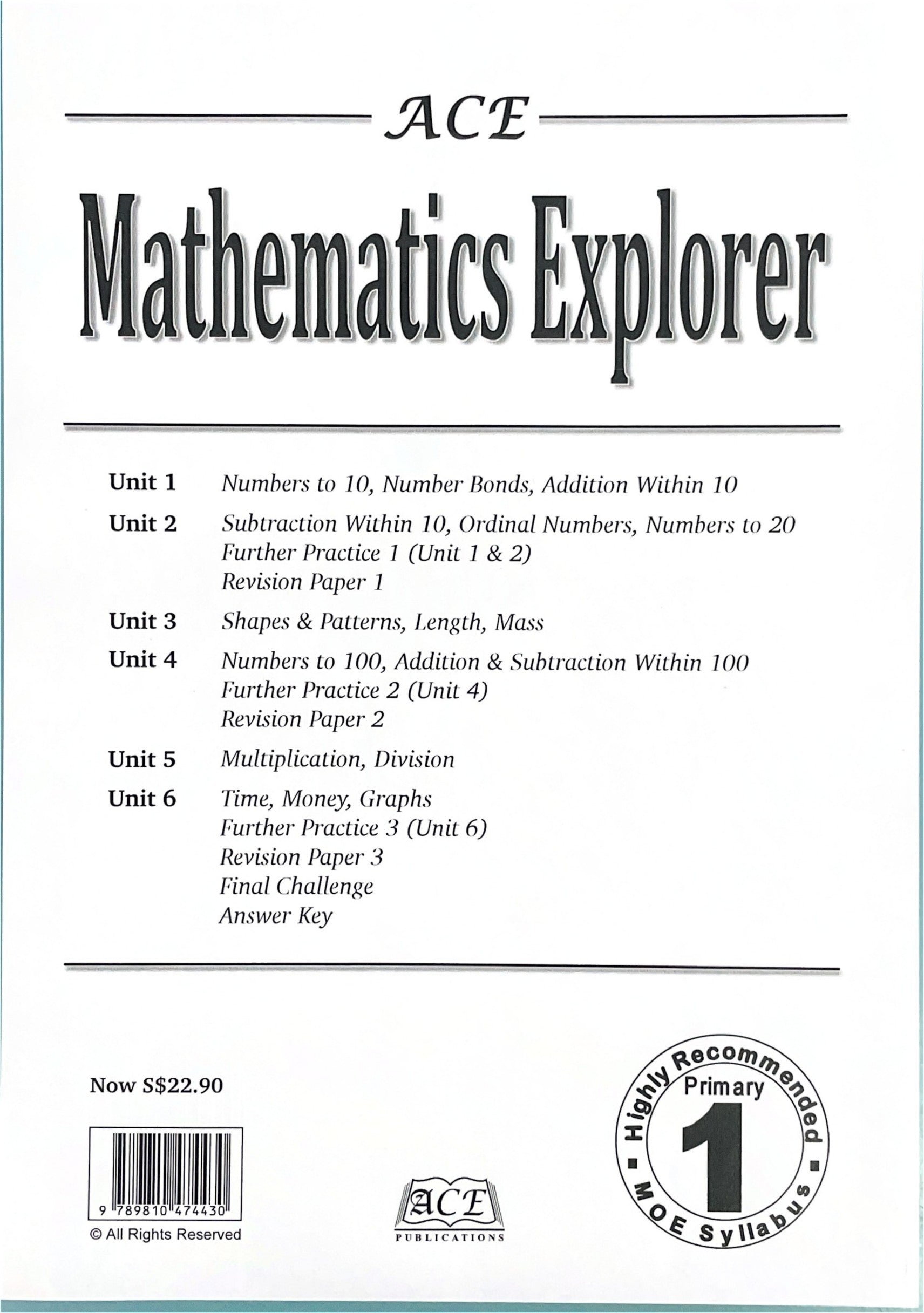  ACE Mathematics Explorer – Primary 1