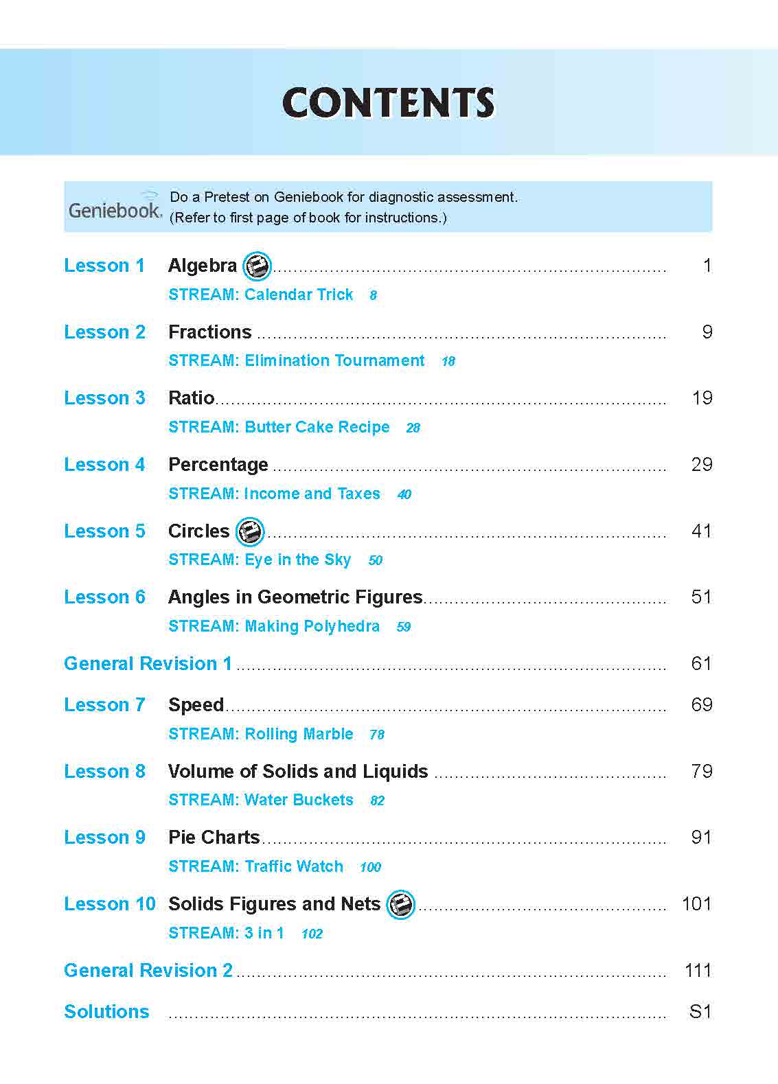 Mathematics Lessons Workbook 6