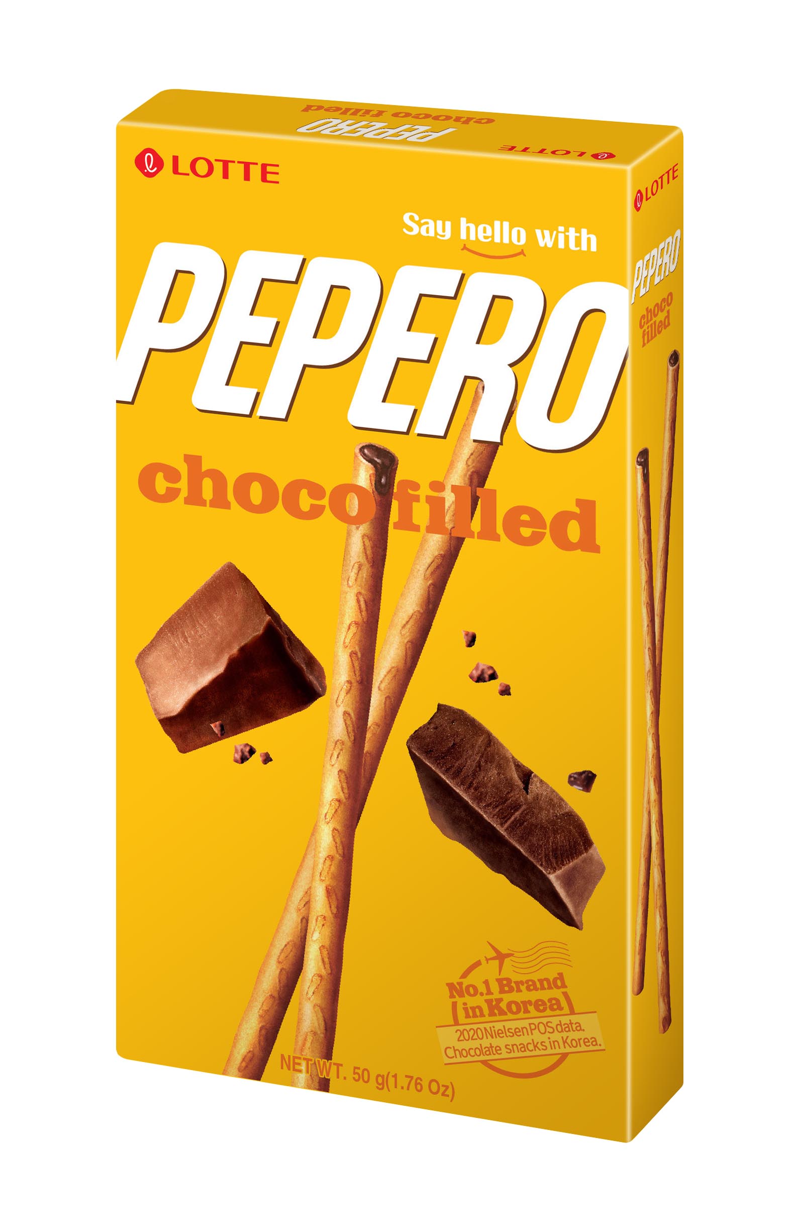 Lotte Choco Filled Pepero 50g X 40