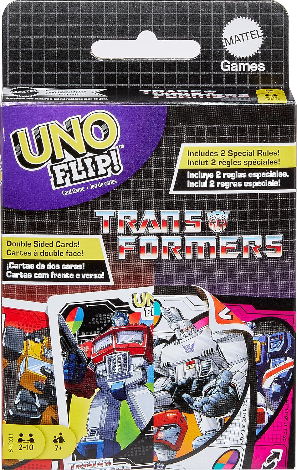 MATTEL UNO FLIP TRANSFORMERS
