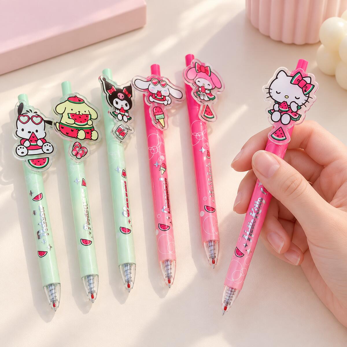  Sanrio Character 0.5mm Gel Pen - 6 Assorted Designs 