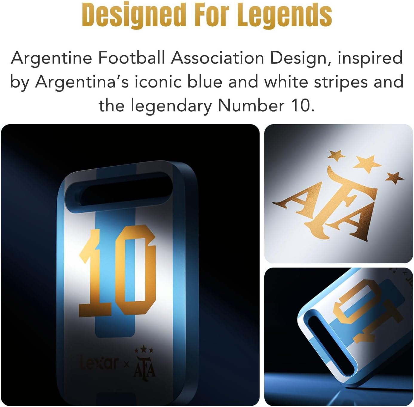 Lexar SL260 Air Portable SSD 512GB, AFA Edition, Argentina World Championship Co-Branding