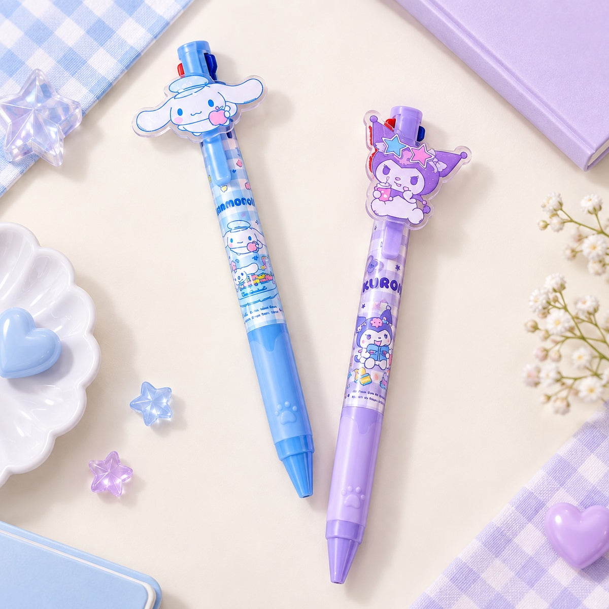  Sanrio Characters 3 Colour Pen 0.5mm - 4 Assorted Design 