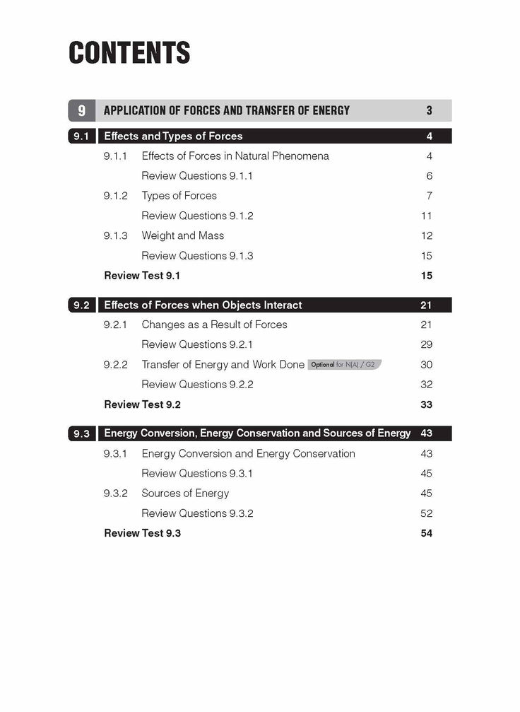 Secondary 2A/G3 Science Essential Concepts