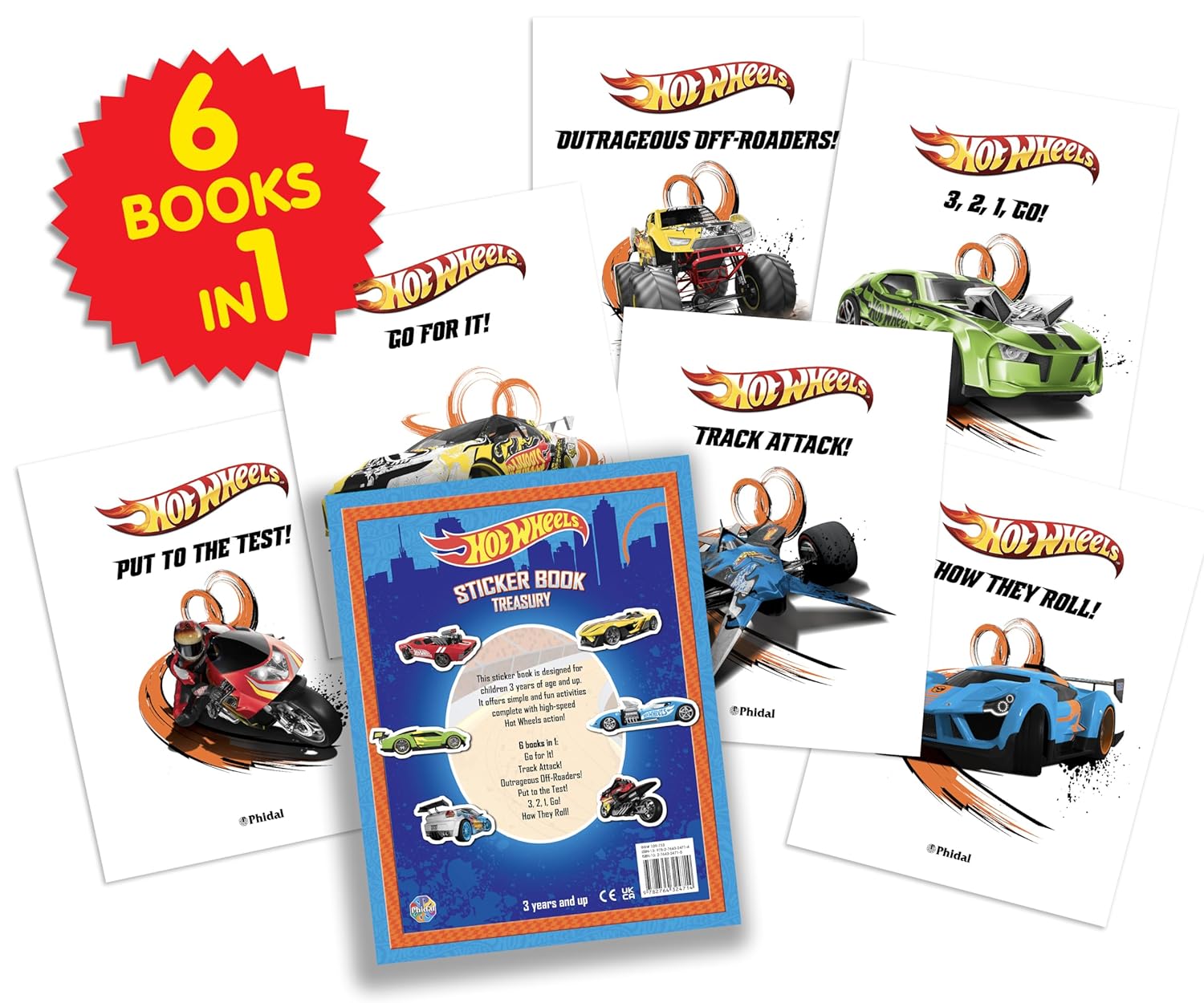 Hot Wheels Sticker Book Treasury (Paperback)