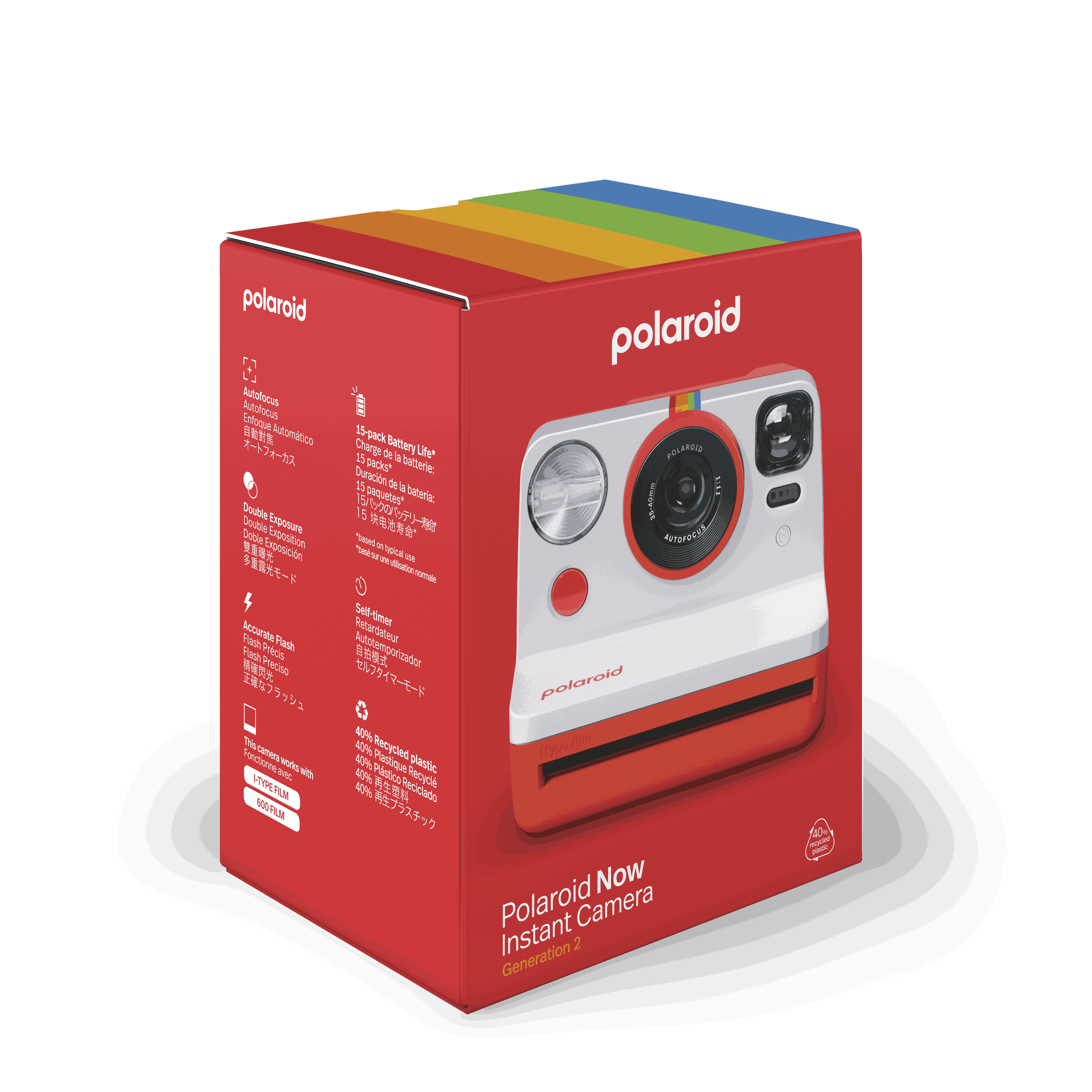 Polaroid Now Gen 2 - Red