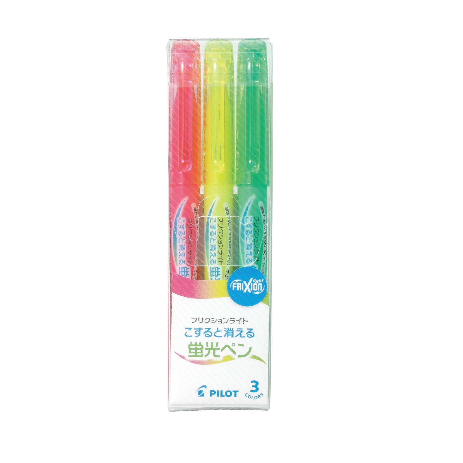 Pilot Frixion Light Erasable Highlighters Set Of 3 Colors (basic)